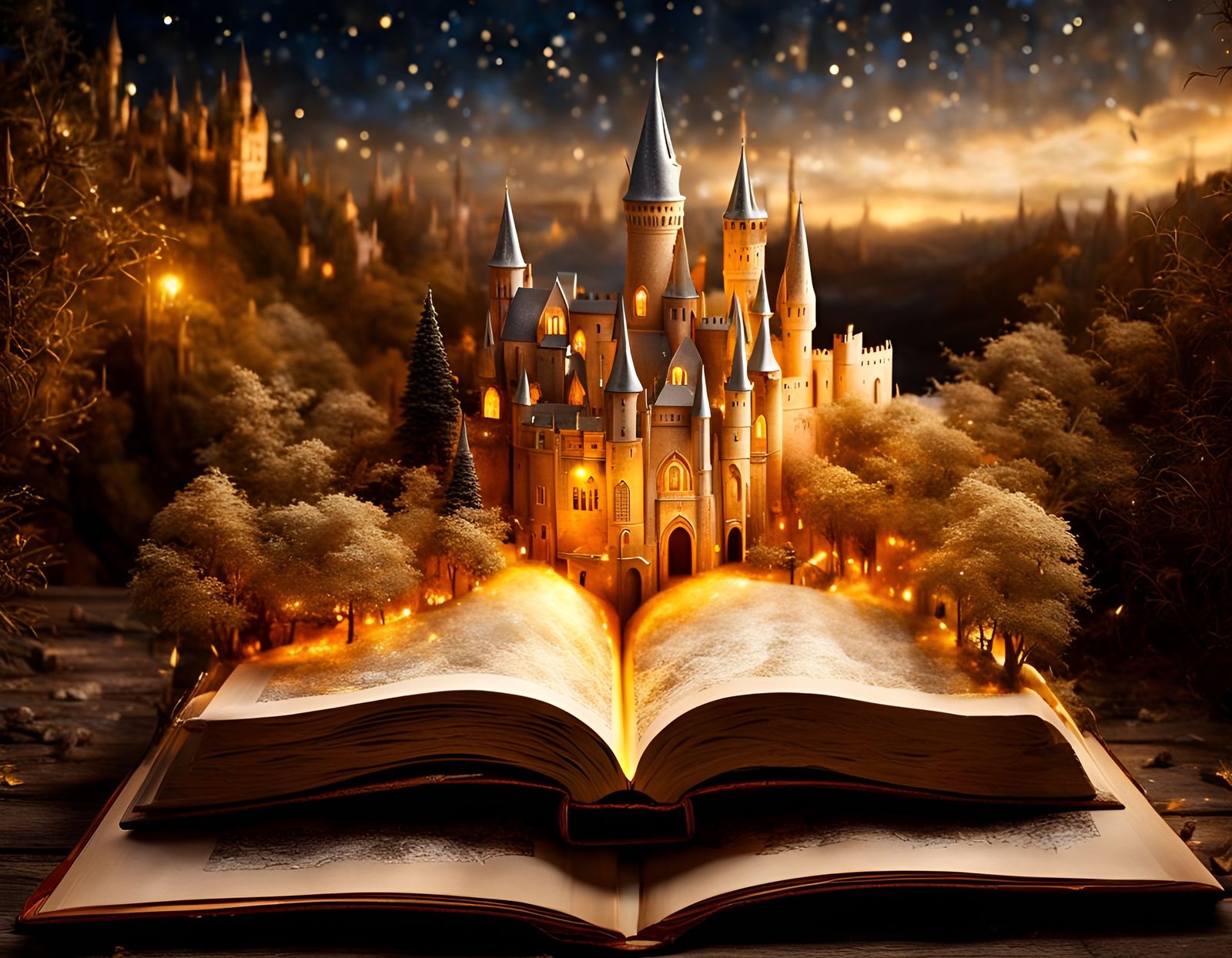 Once upon a time, you opened a book and found a dream...  by @Dea
