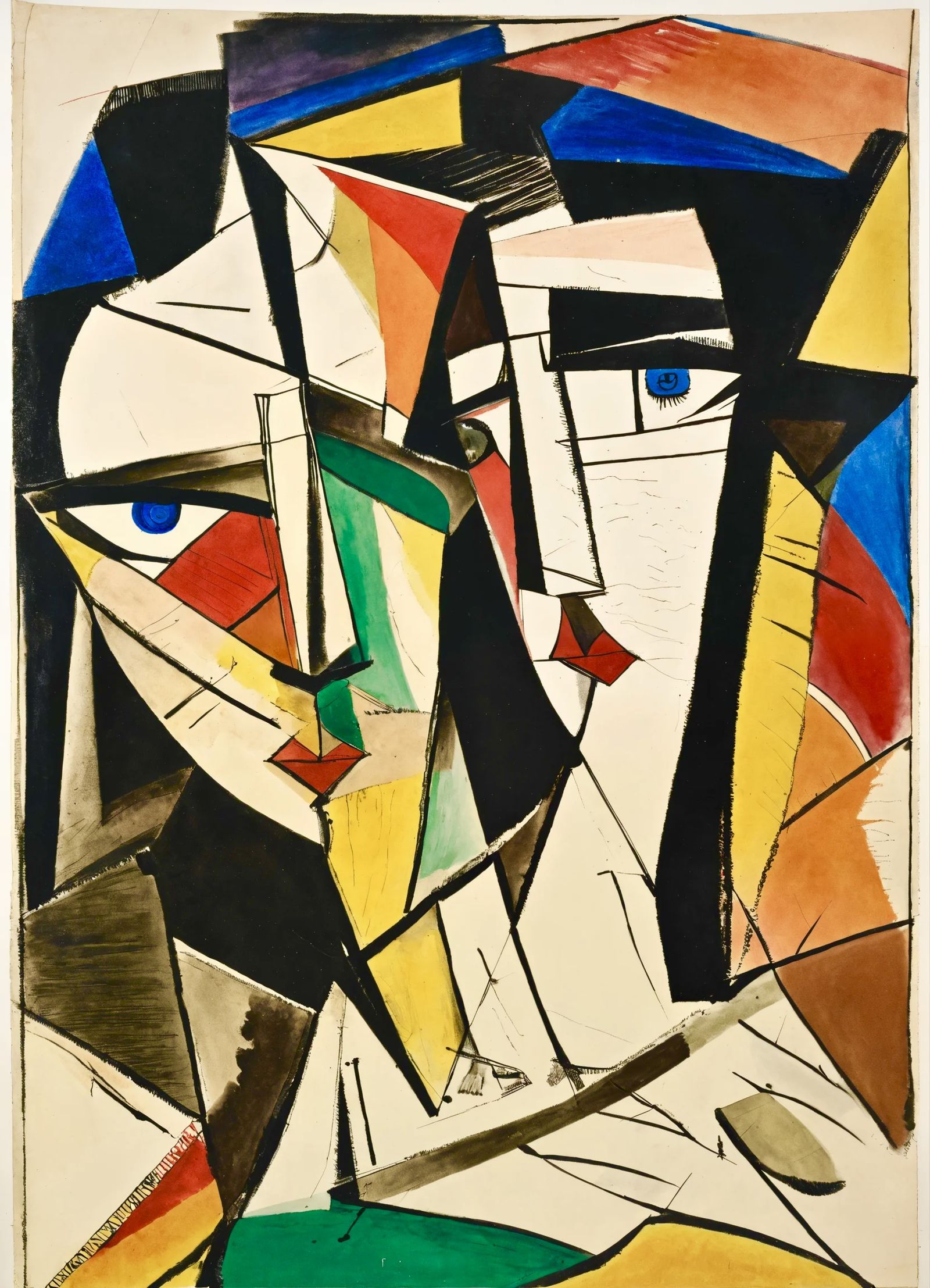 Albert Gliezes does the wedding portrait