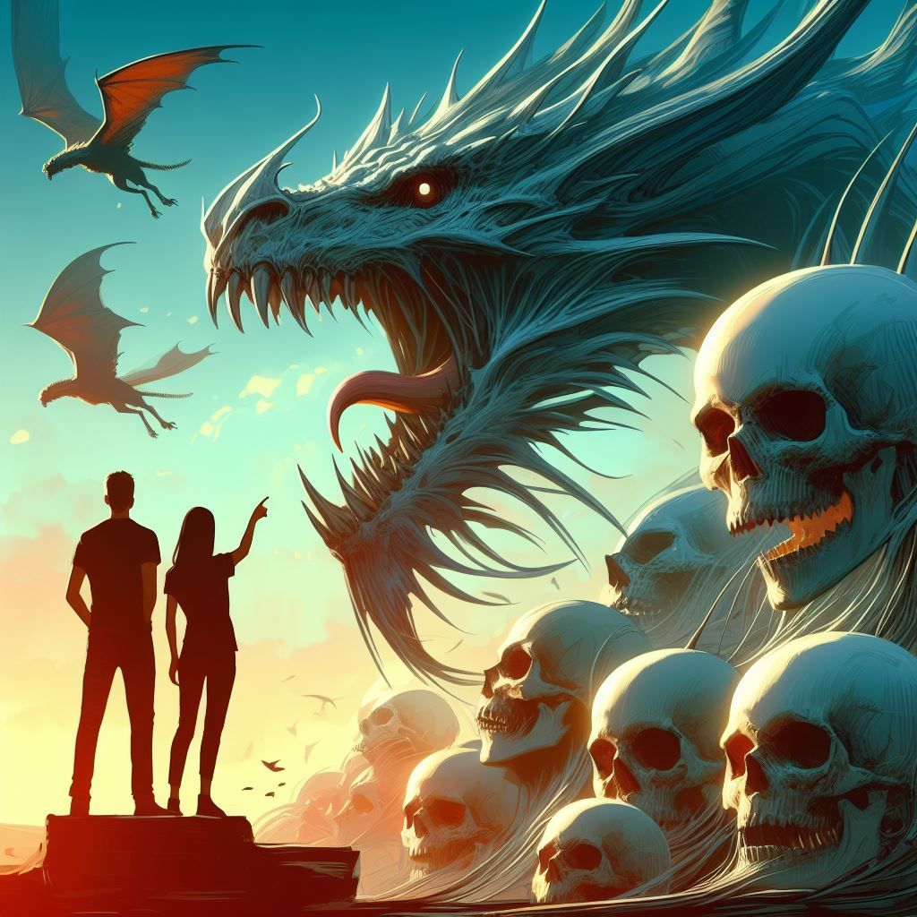 "I think he's gonna eat us...this'll be fun!"