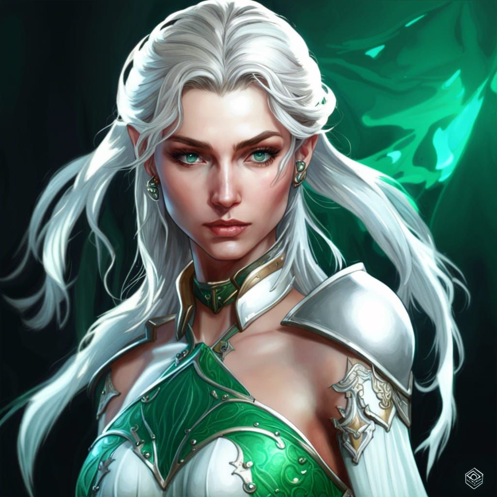 Elven Warrior - AI Generated Artwork - NightCafe Creator