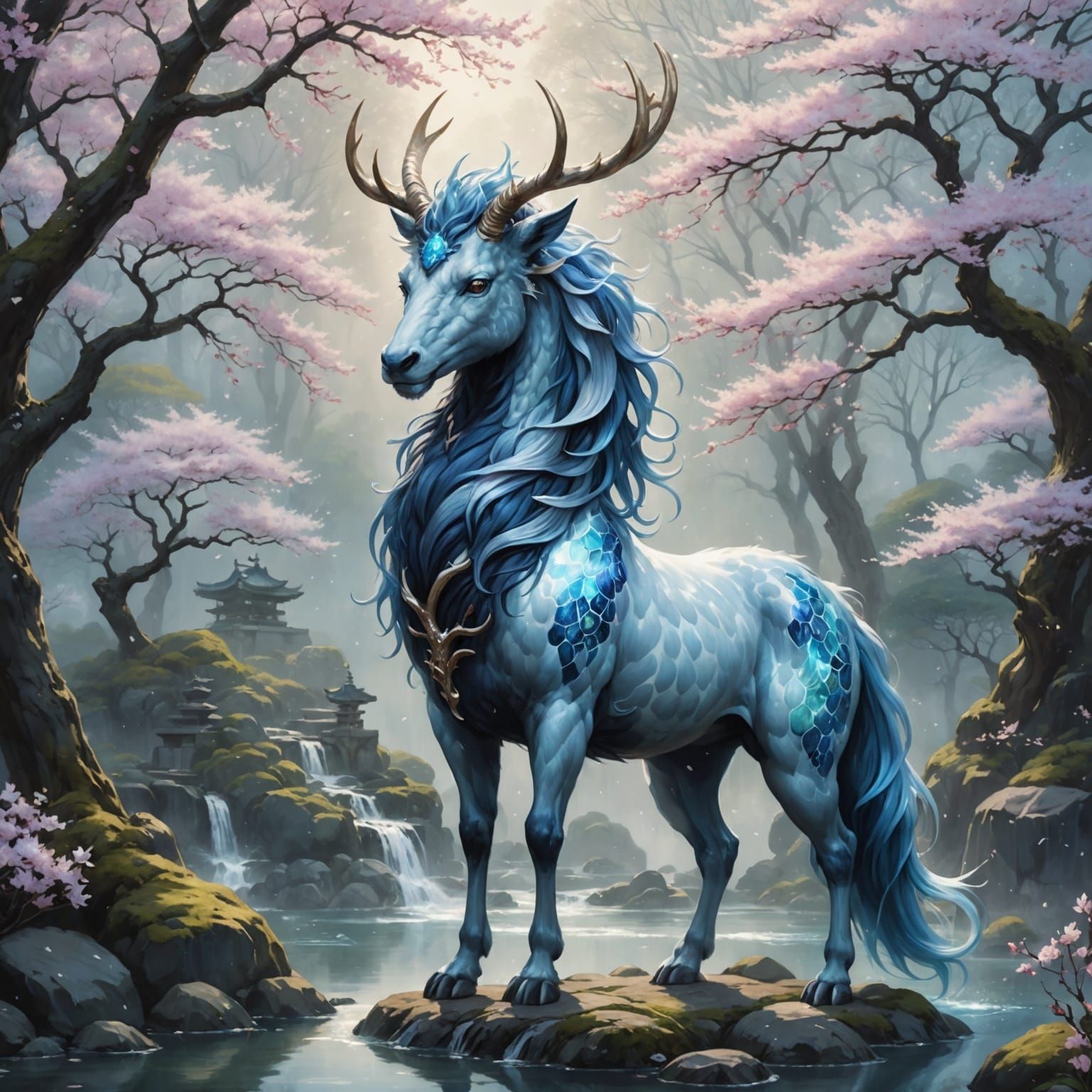 Diamond Kirin  by @Megadash