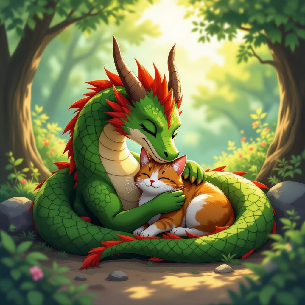 You'll never escape this cuddle pile  by @Kit