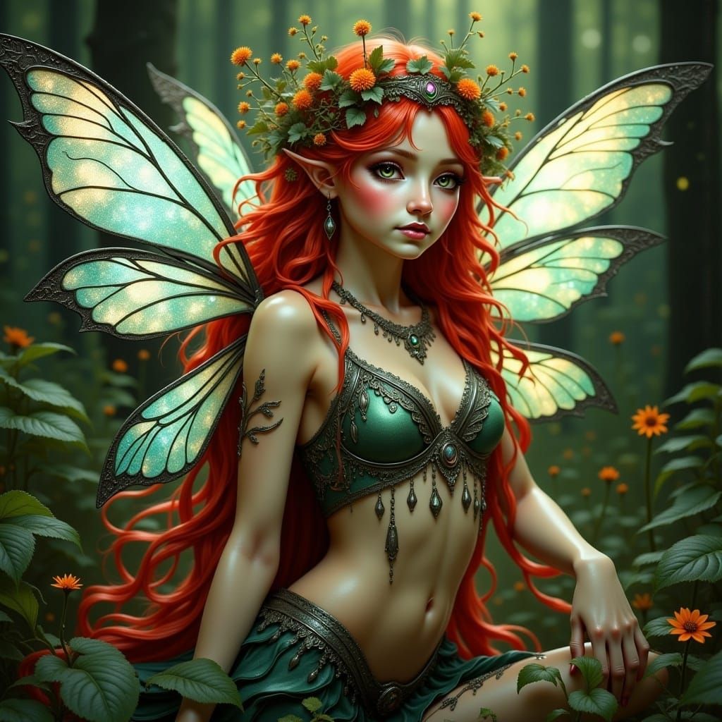 <lora:MrsH Delicate Fae:1.0>  Flux Edition 