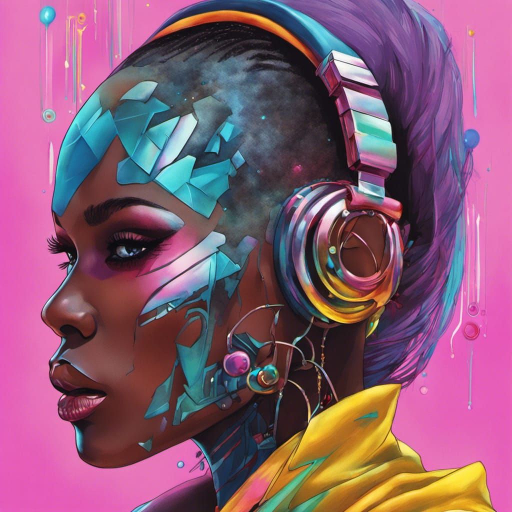 Futuristic Mech Tech Girl