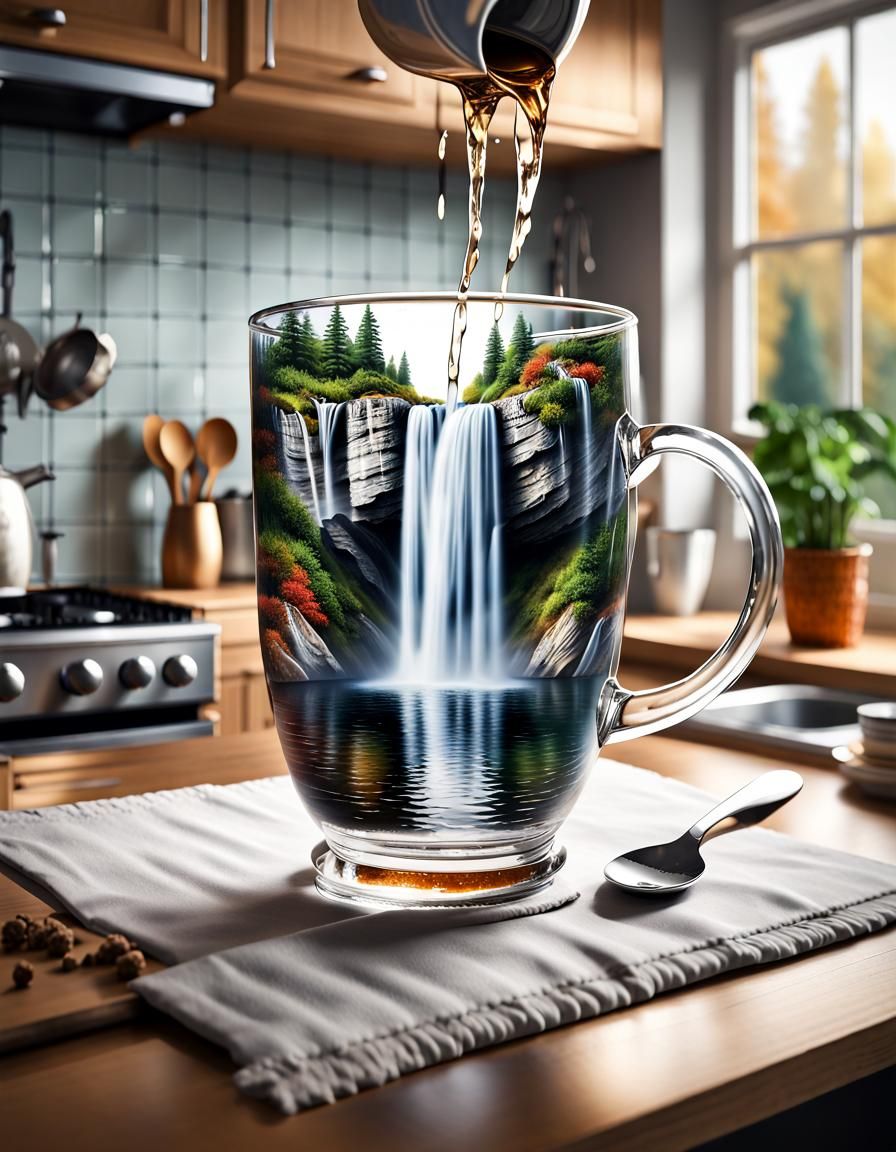 waterfall   by @purplefrenzy