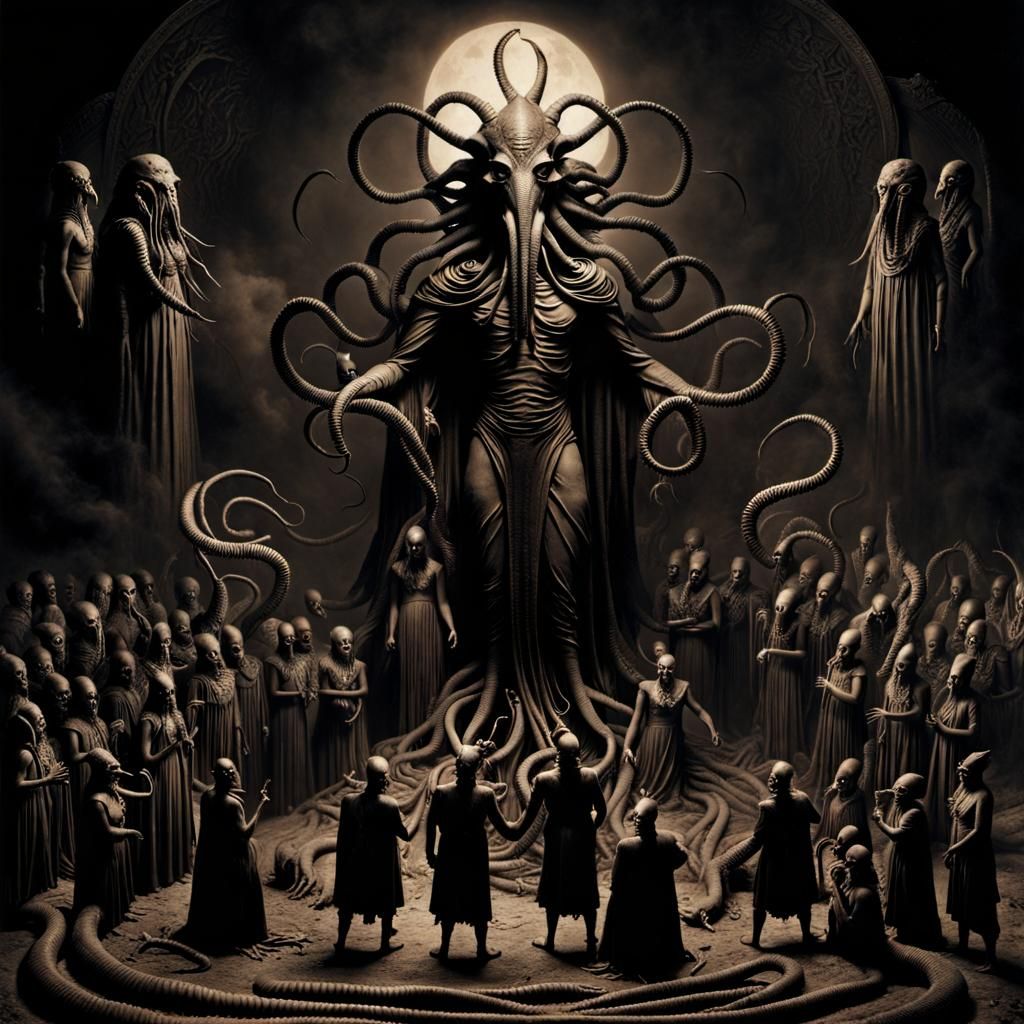 Cult of Nyarlathotep XIV - AI Generated Artwork - NightCafe Creator