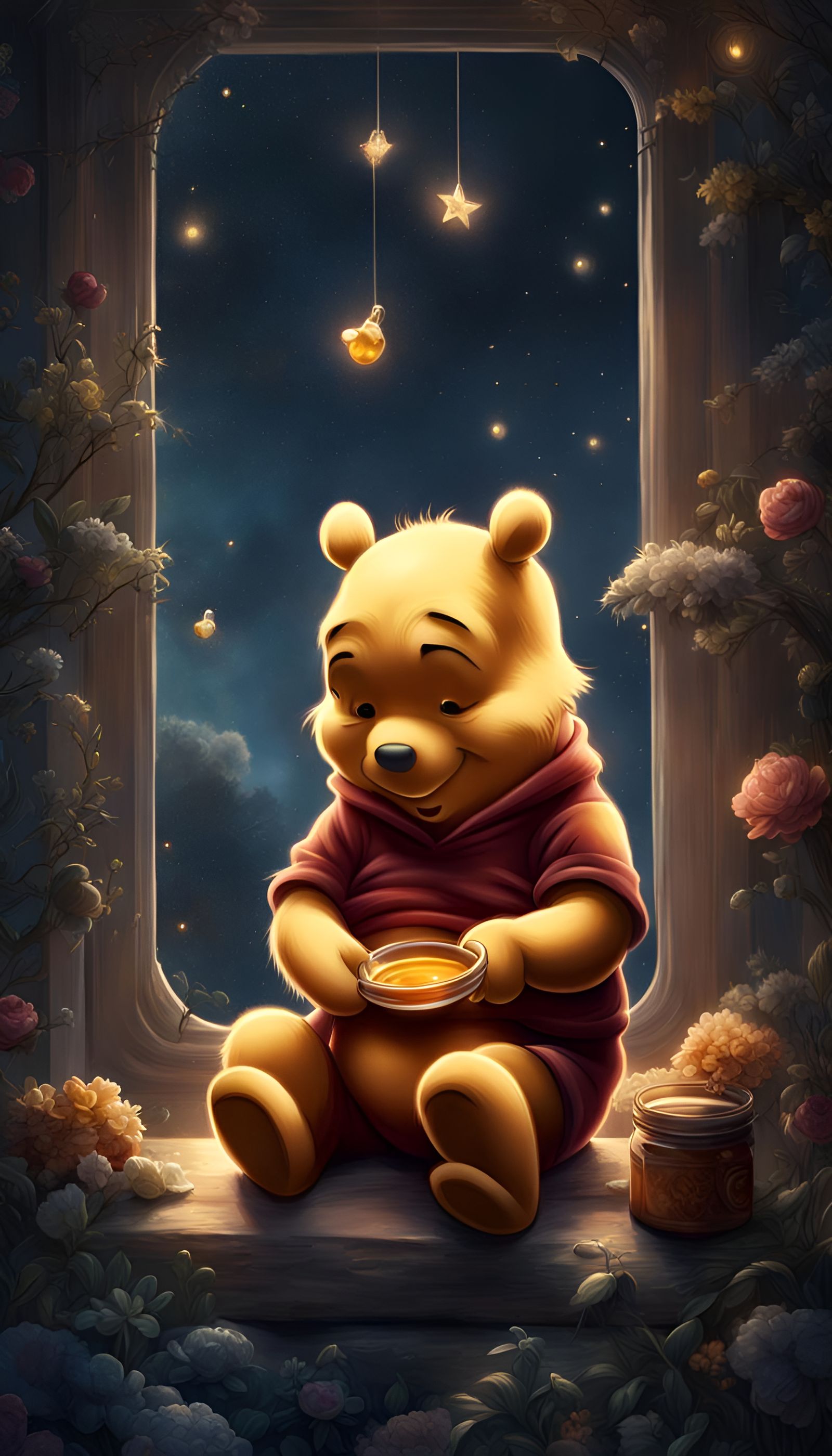 Pooh bear - AI Generated Artwork - NightCafe Creator