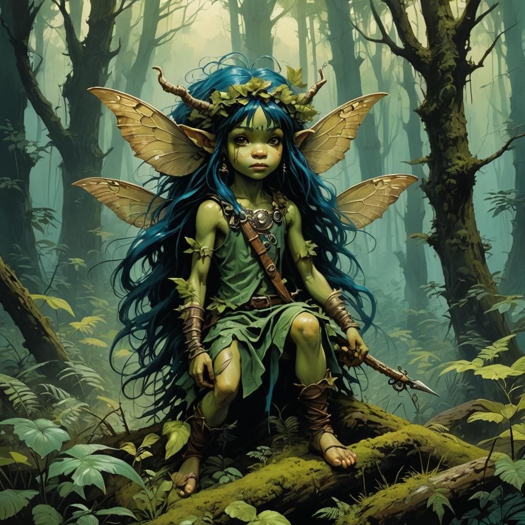 Futureland Forest Faerie - AI Generated Artwork - NightCafe Creator