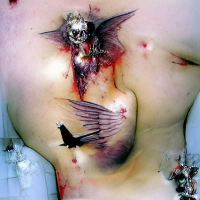 Angel of death by gunshot wound