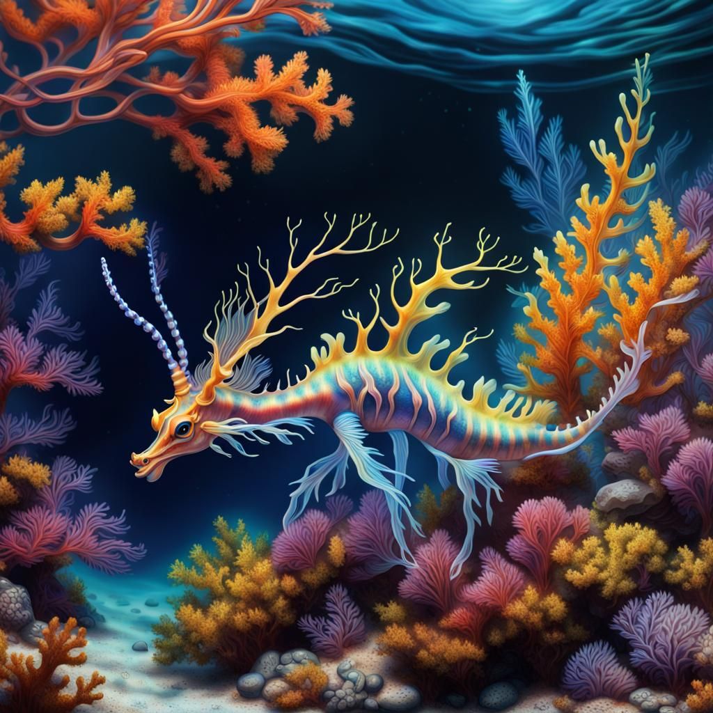 Sea Dragon  by @Lulu