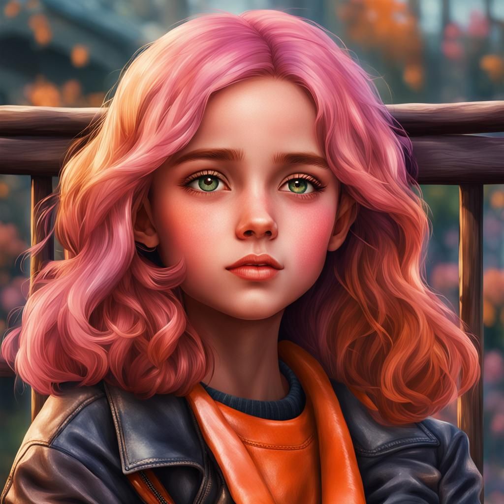 Two Girls on a Bench