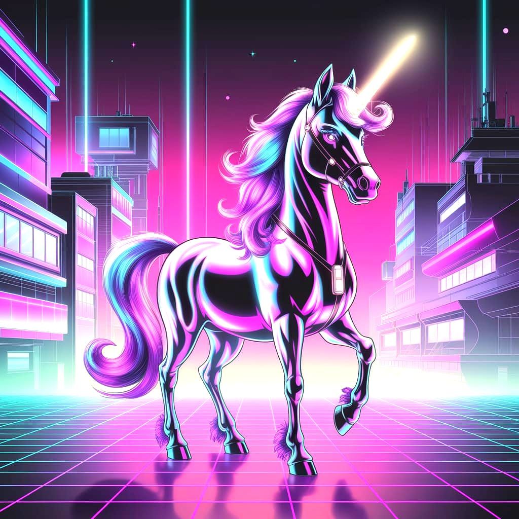 The Cyberpunk Unicorn Dreams.