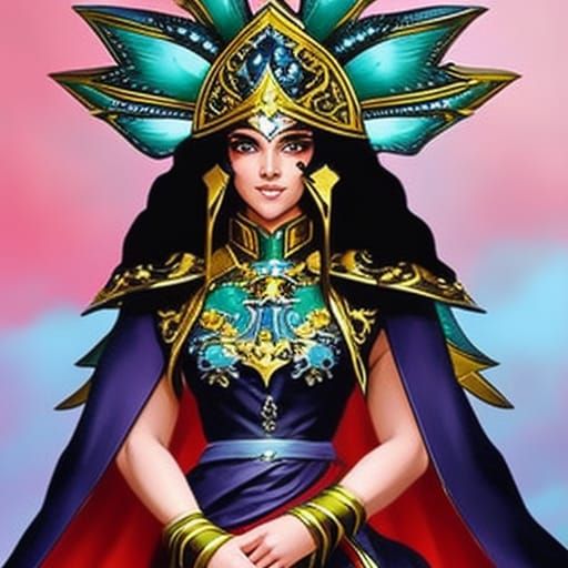 portrait of enchantress Merlin