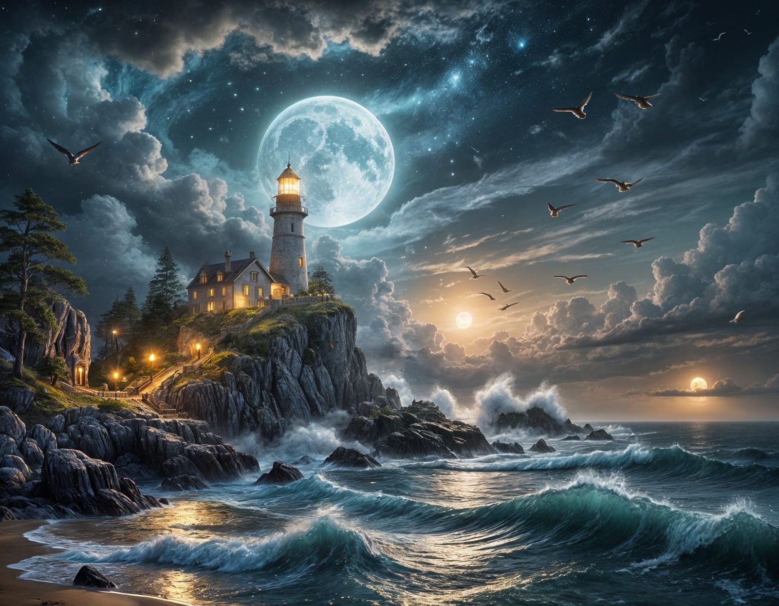 Lone Lighthouse Larry  by @Tsukasa