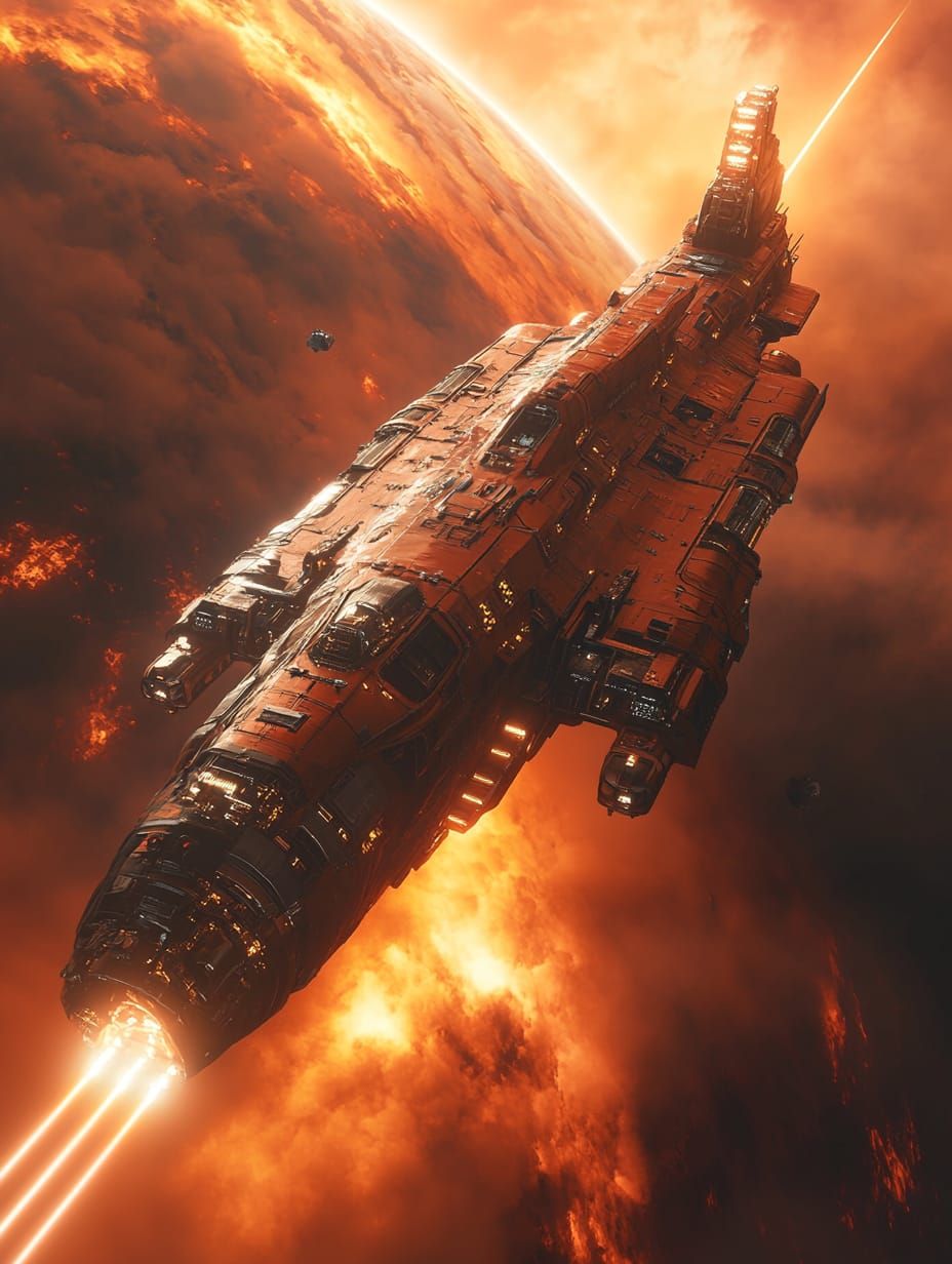 Spaceship   by @Robot K