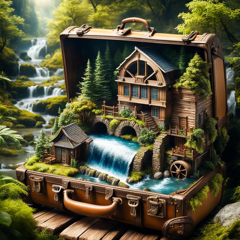 water mill  by @Dahut