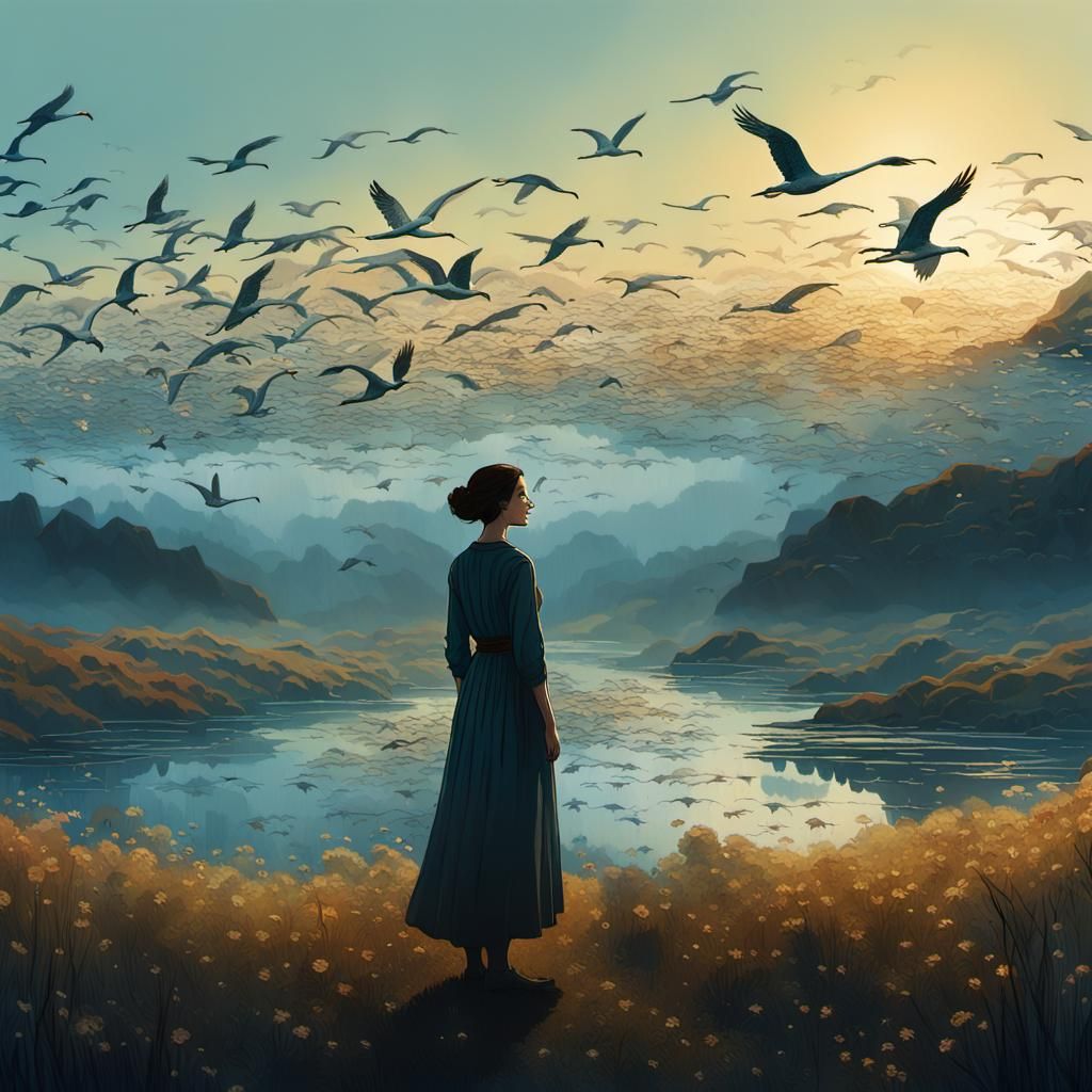 Flying with the cranes