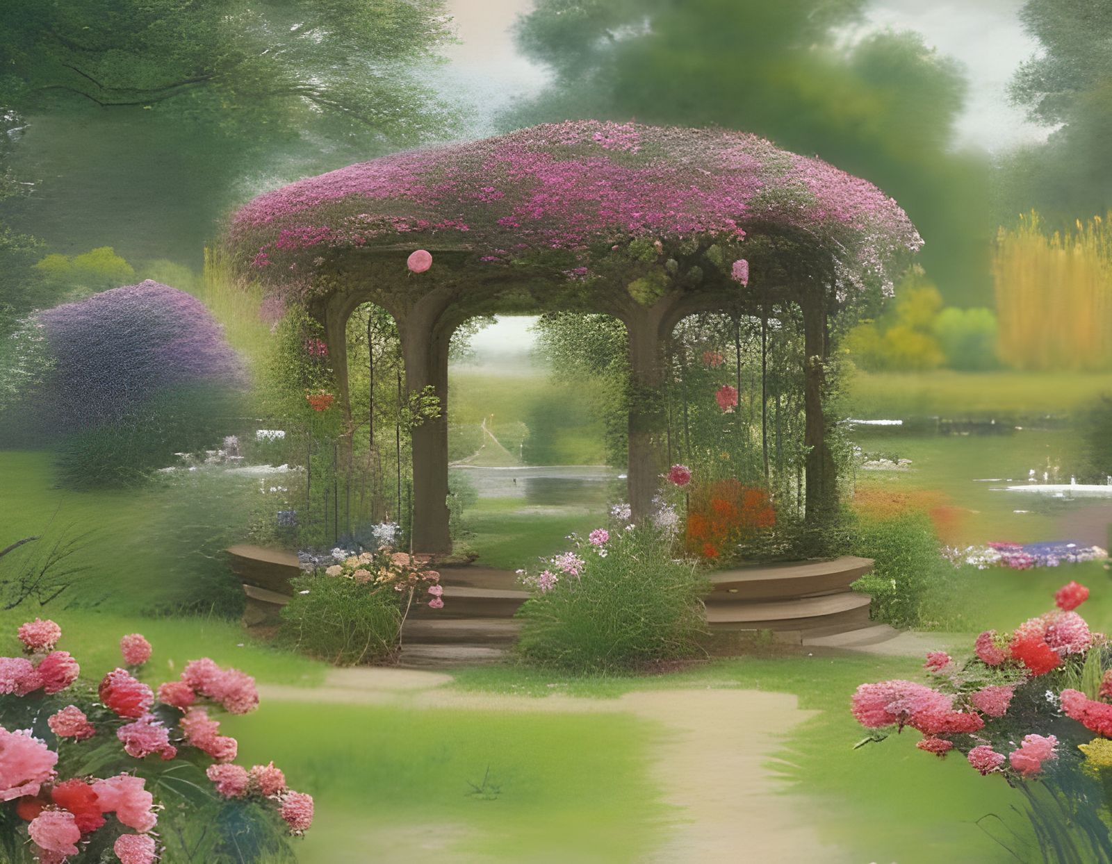 Down at the Gazebo  by @KLP-Magick