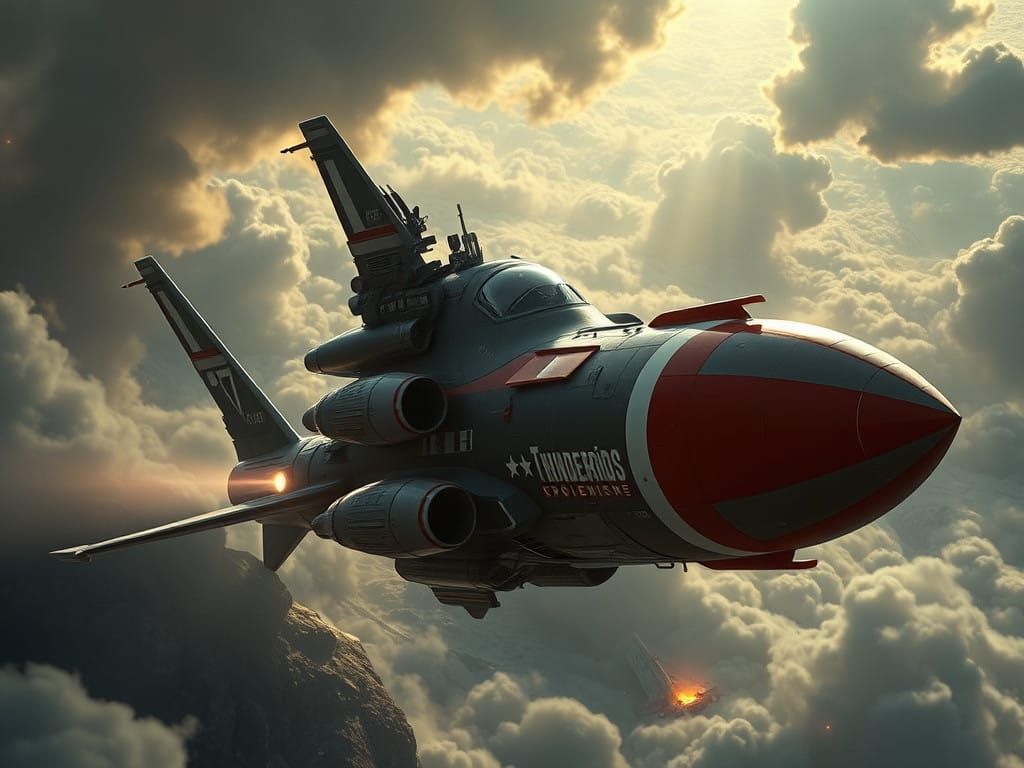 nella loro base segreta i Thunderbirds hanno a disposizione le tecnologie più avanzate: dagli oceani ...  by @ROB-AI