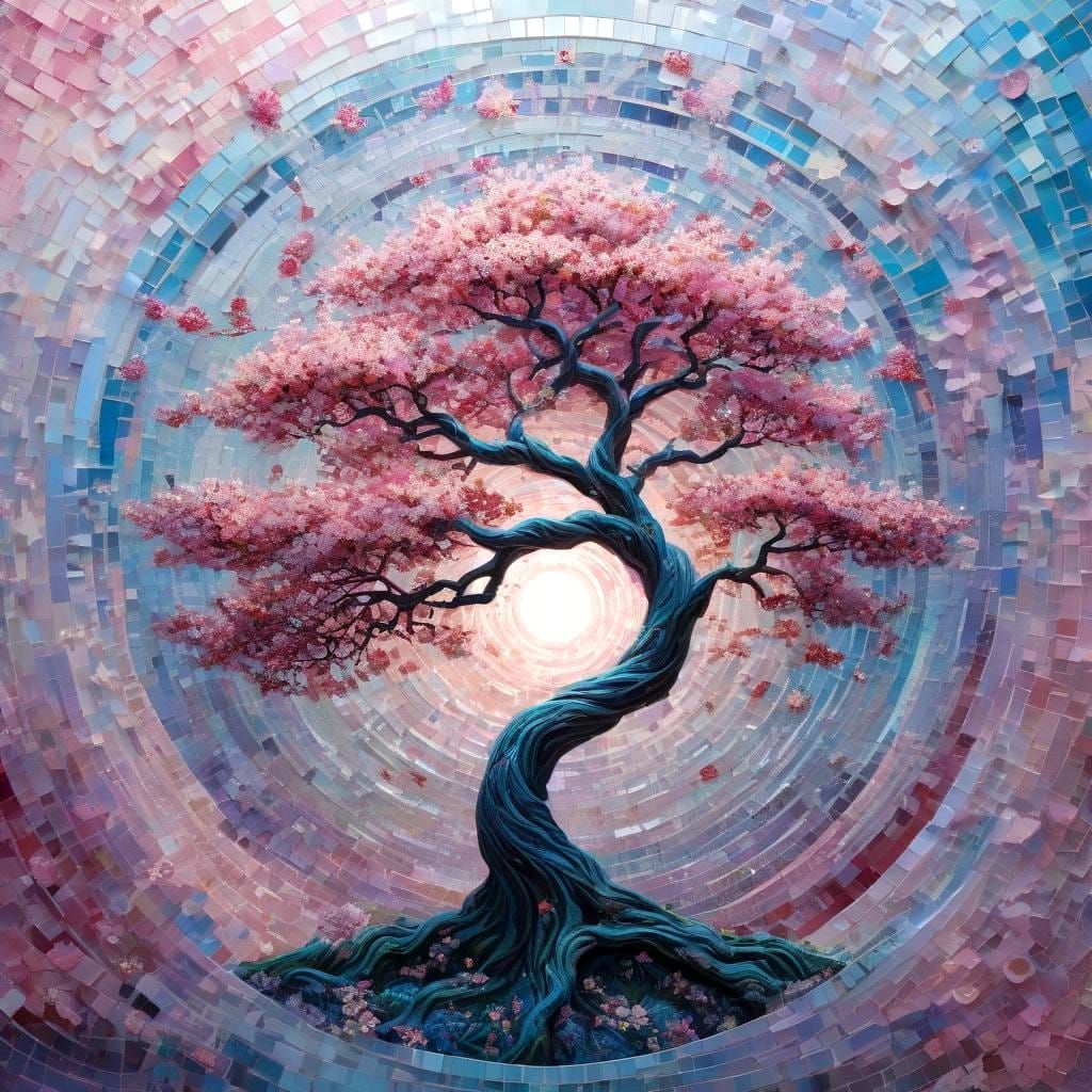 Cherry Blossom Mosaic  by @kainfonz