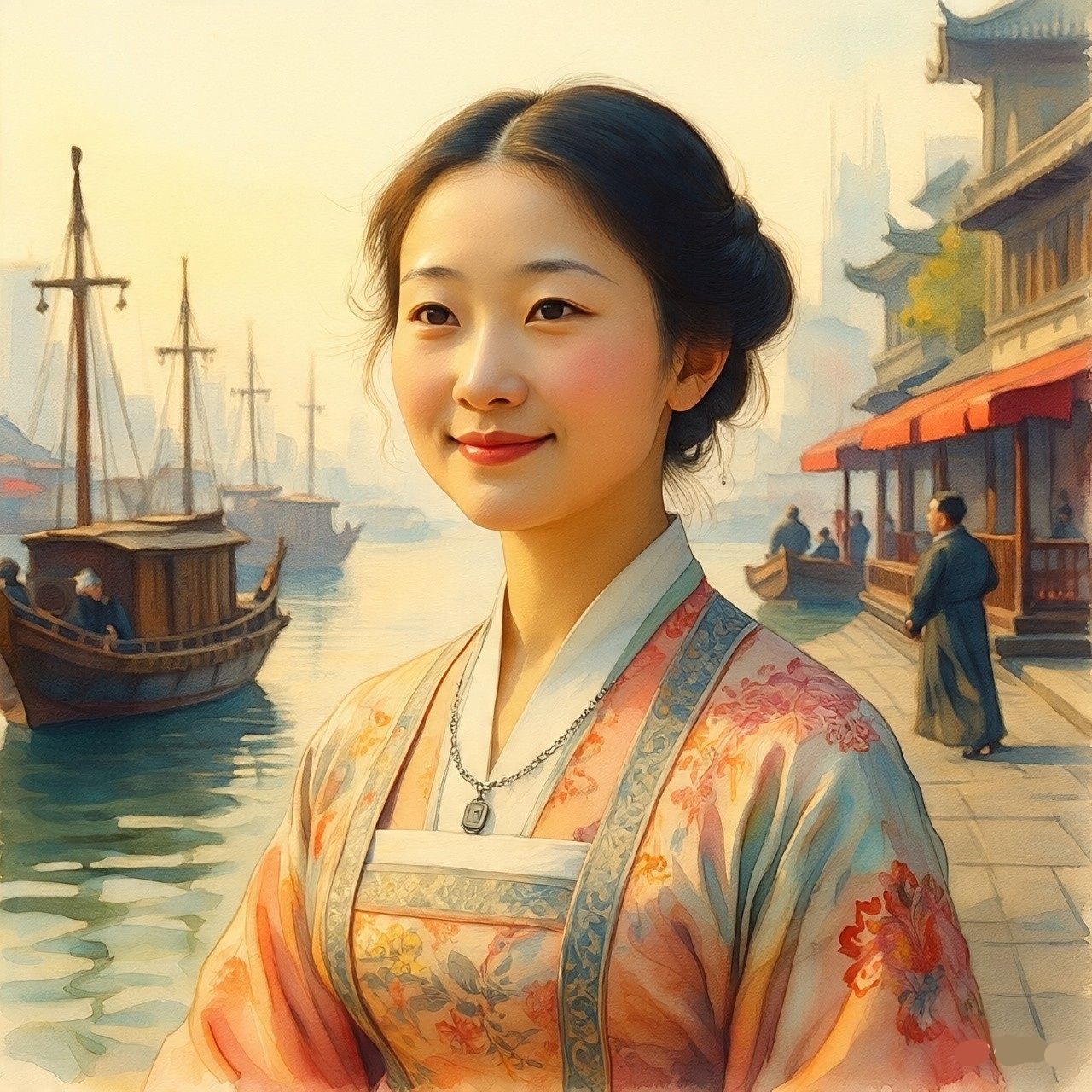 There's a girl in a harbor town ... wait, another one?