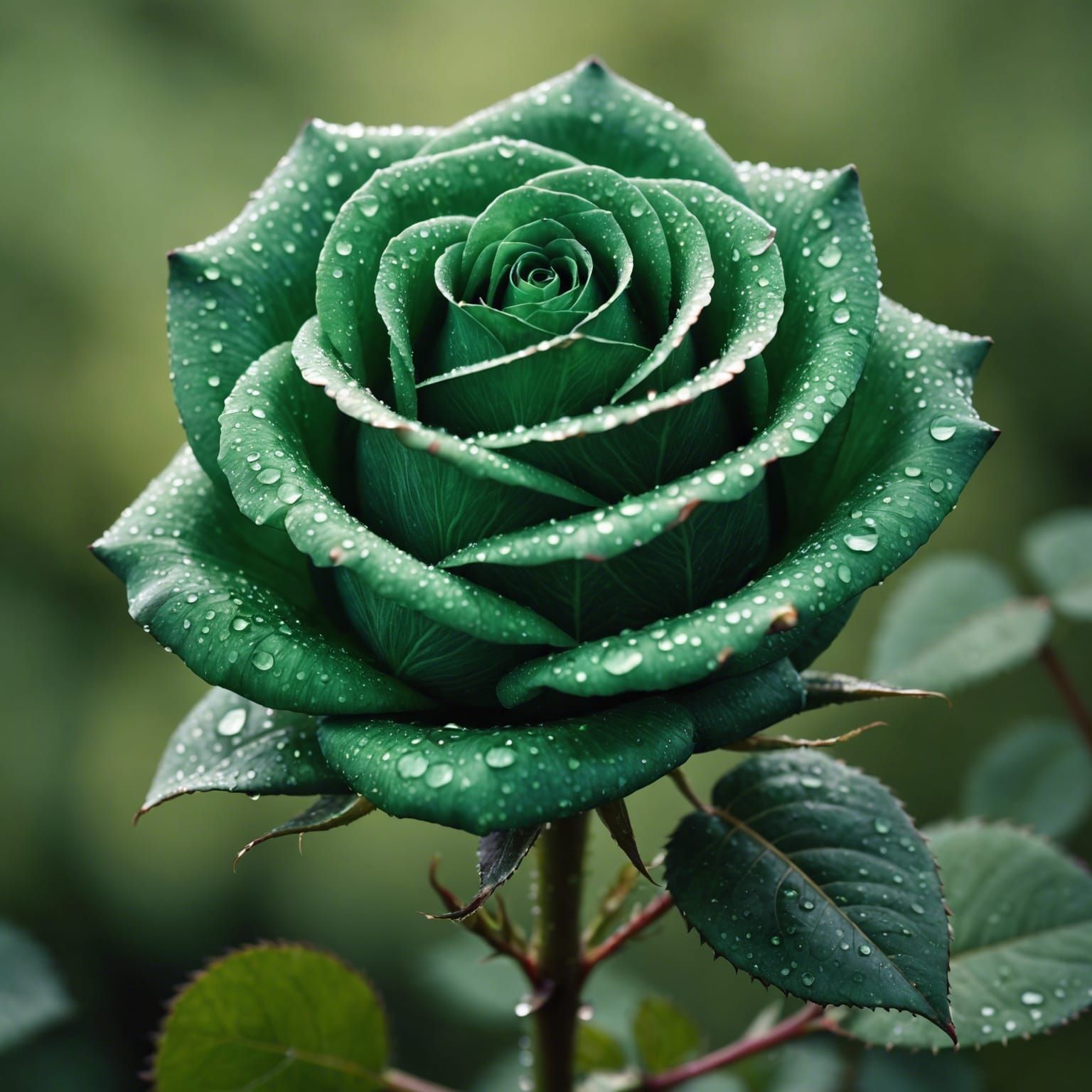 Daily Rose #276 - Challenging Green
