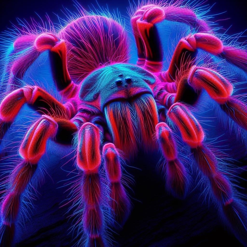 Black light Spider