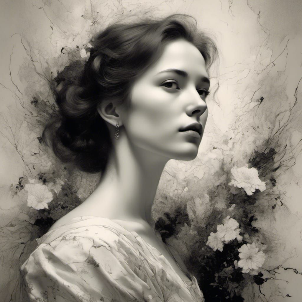 <lora:Selective Color:1.0> Closeup portrait of a beautiful woman 