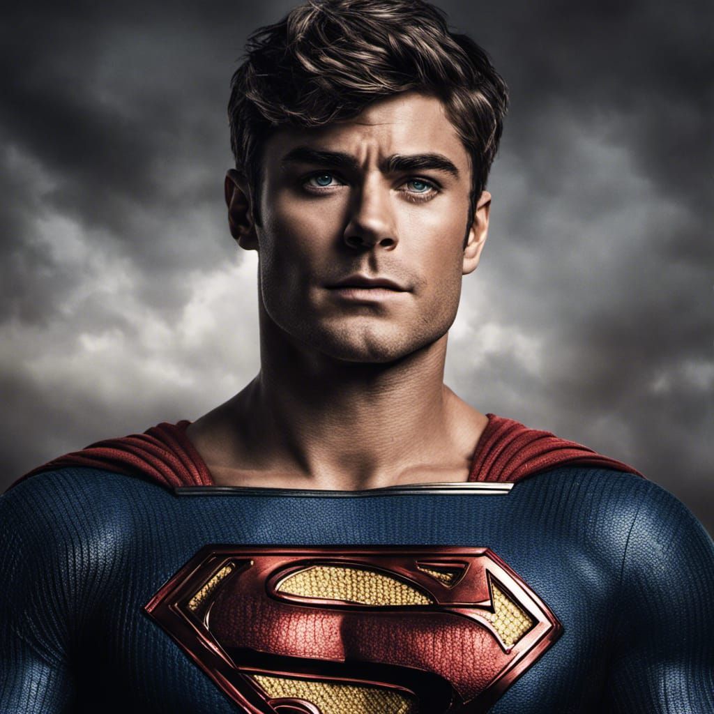 zac efron as superman