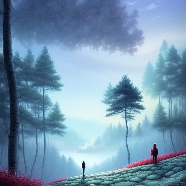 Looking out the beauty