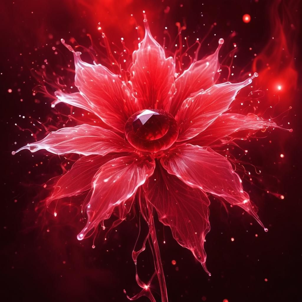 Monochromatic flower