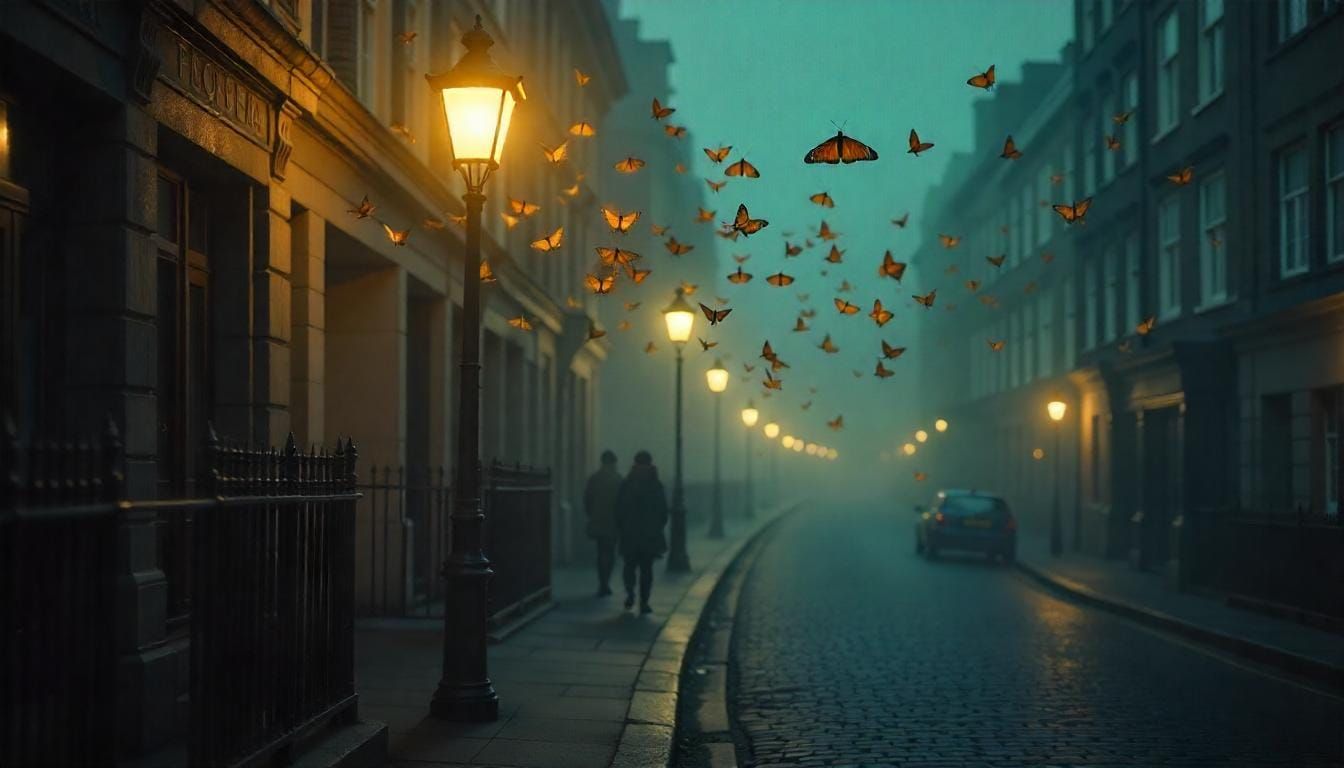 Butterflies By The Streetlights