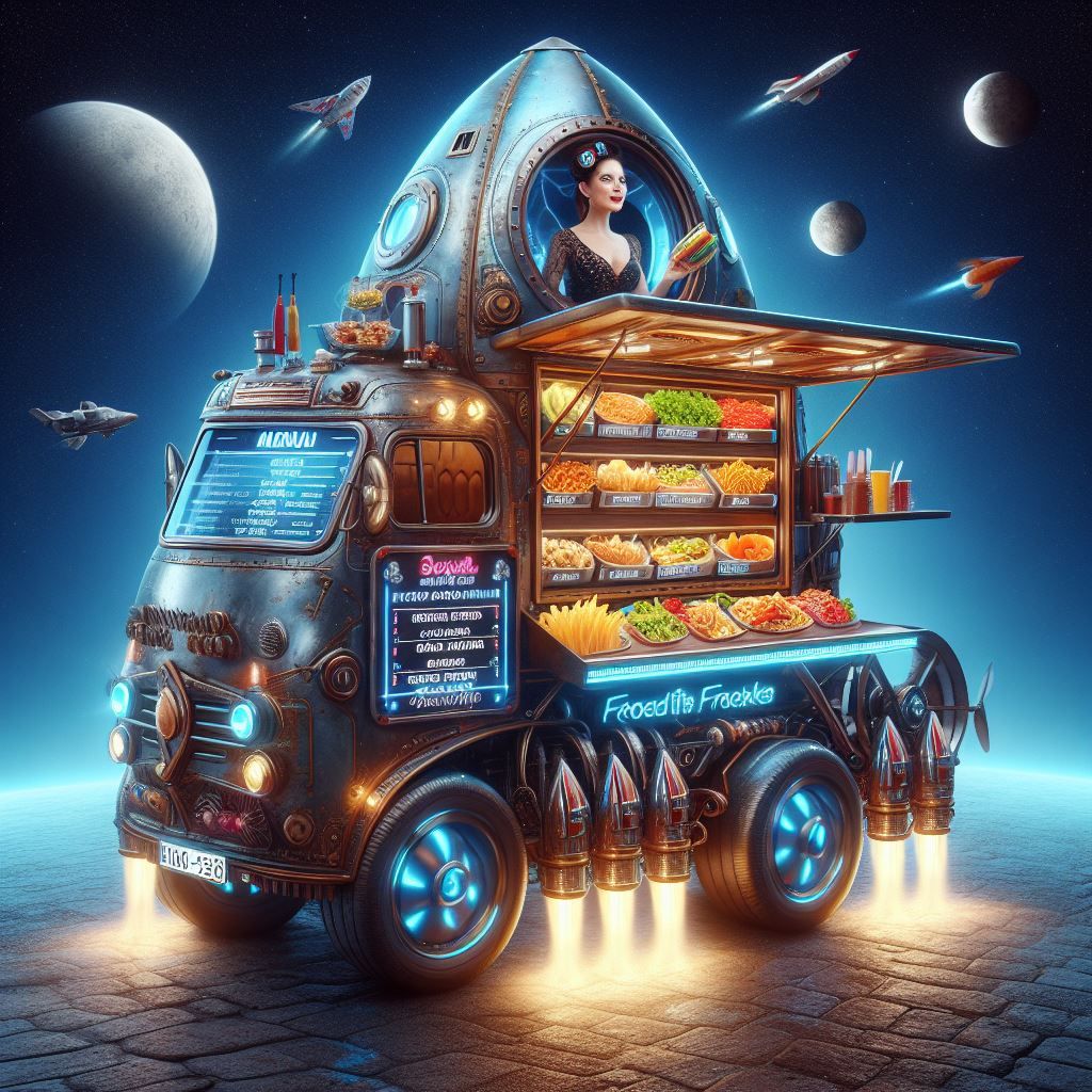 Futuristic Food Truck
