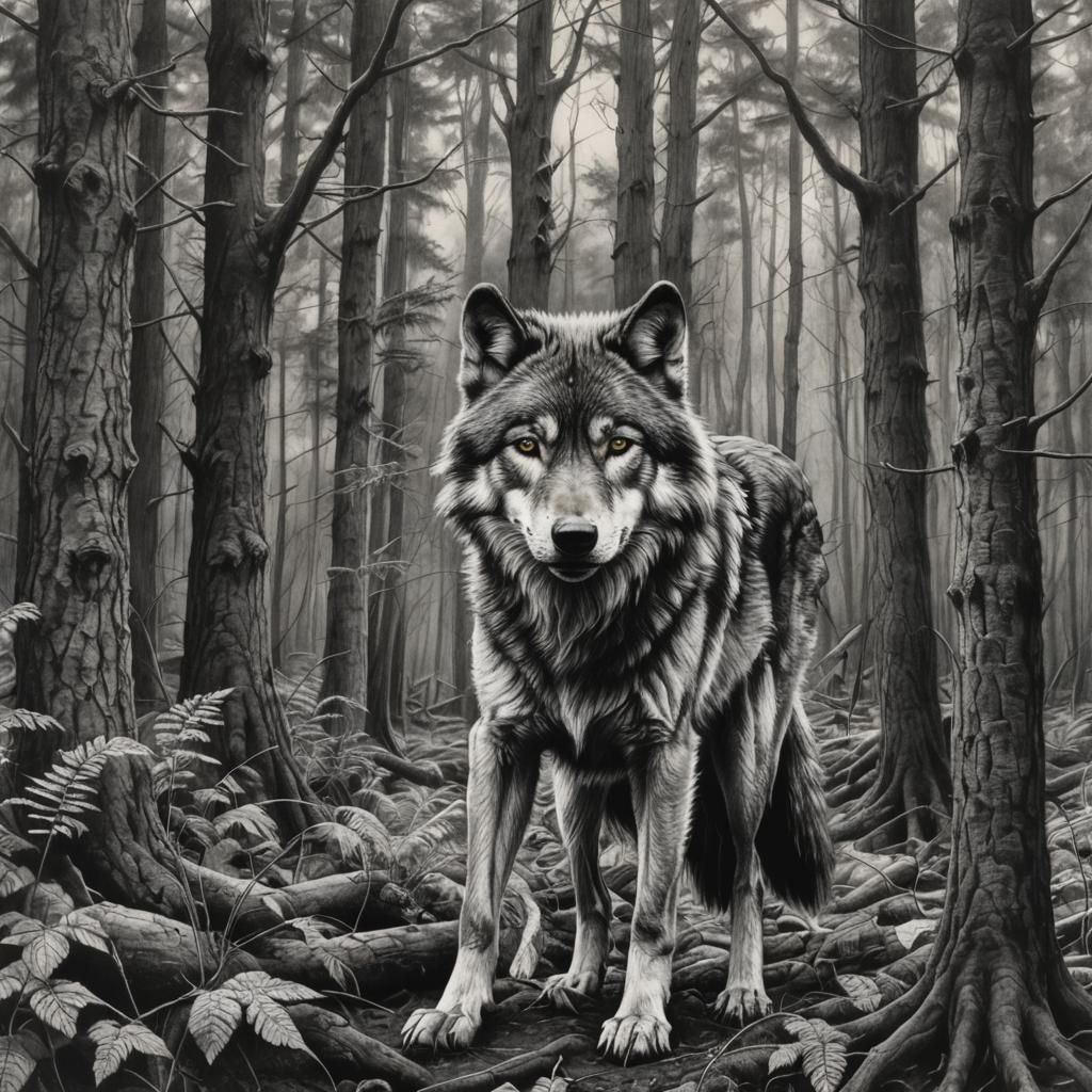 deep in the forest