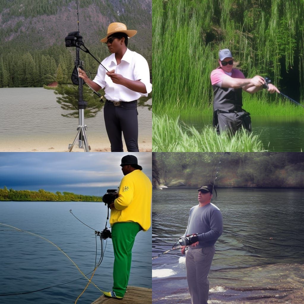Micheal Jackson fishing