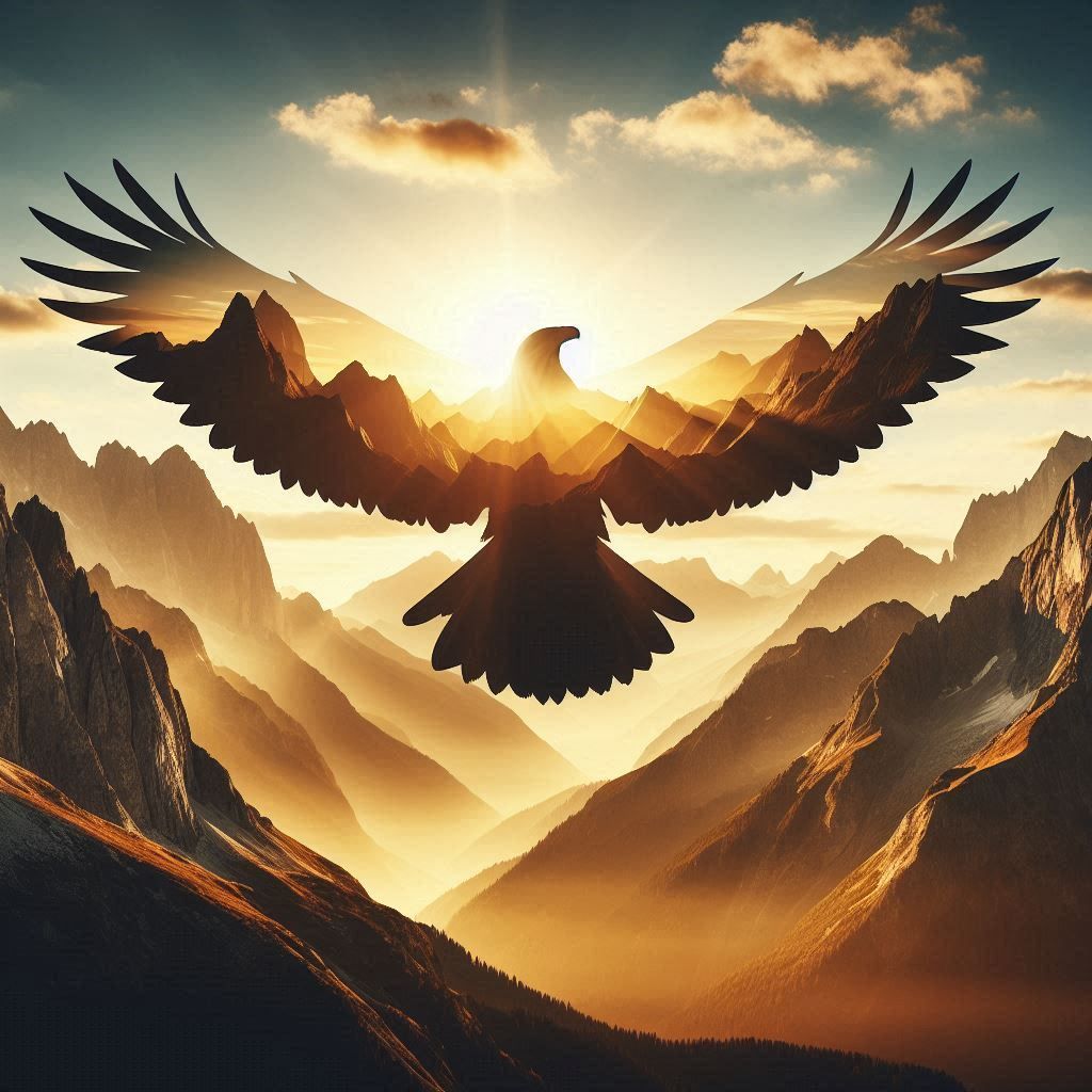 double exposure beautiful fantasy portrait landscape..