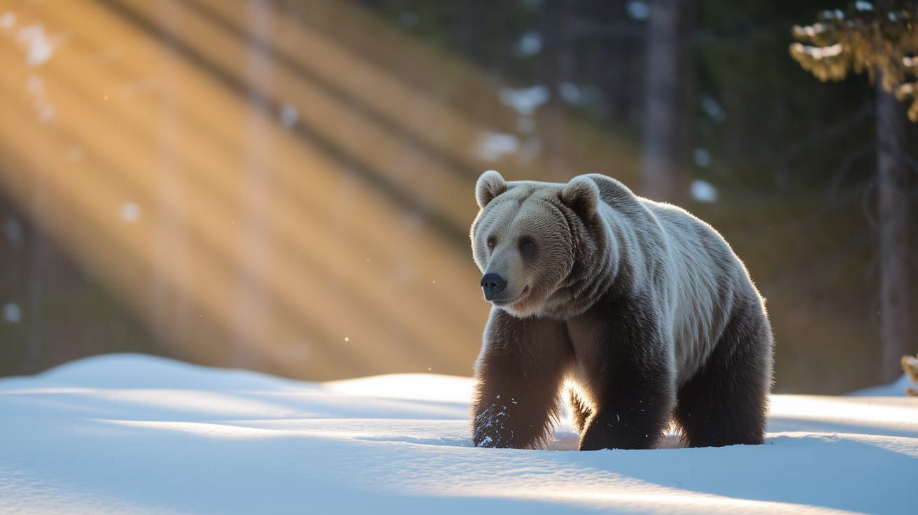 I too feel like a brown bear deprived from its winter sleep. 
❄️💤🐻