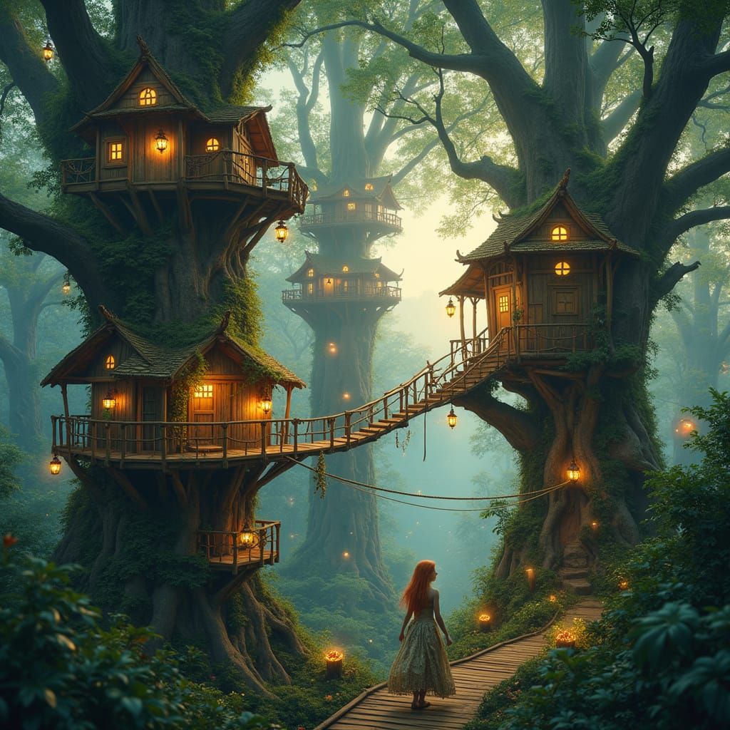 Elfwood city limits  by @Duleigh