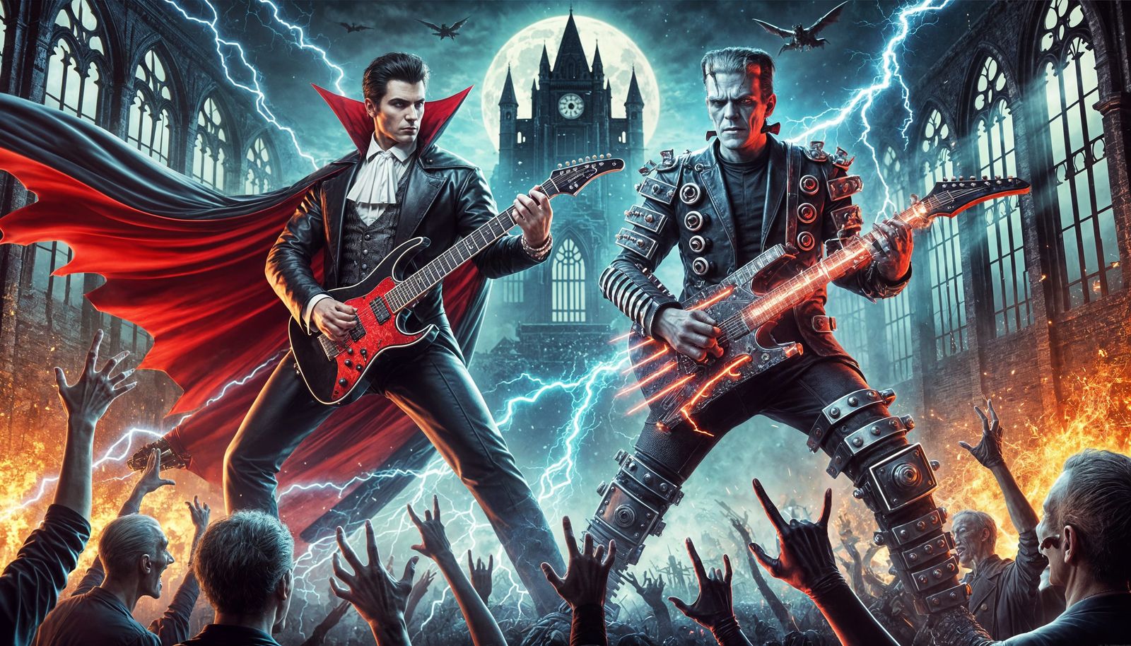 Monster Jam - Dracula & Frankenstein Shred-Off