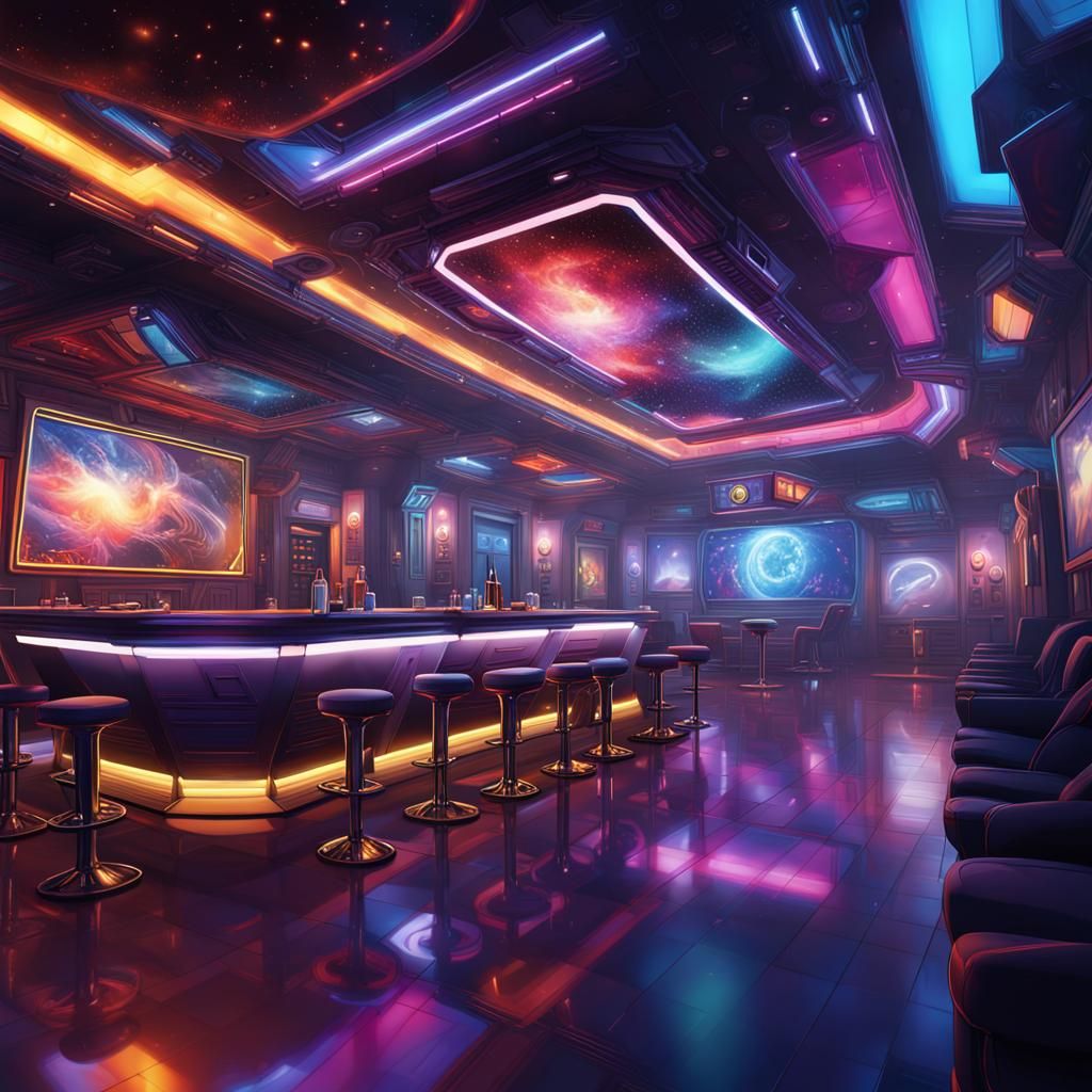 Club Space Ace AI Generated Artwork NightCafe Creator