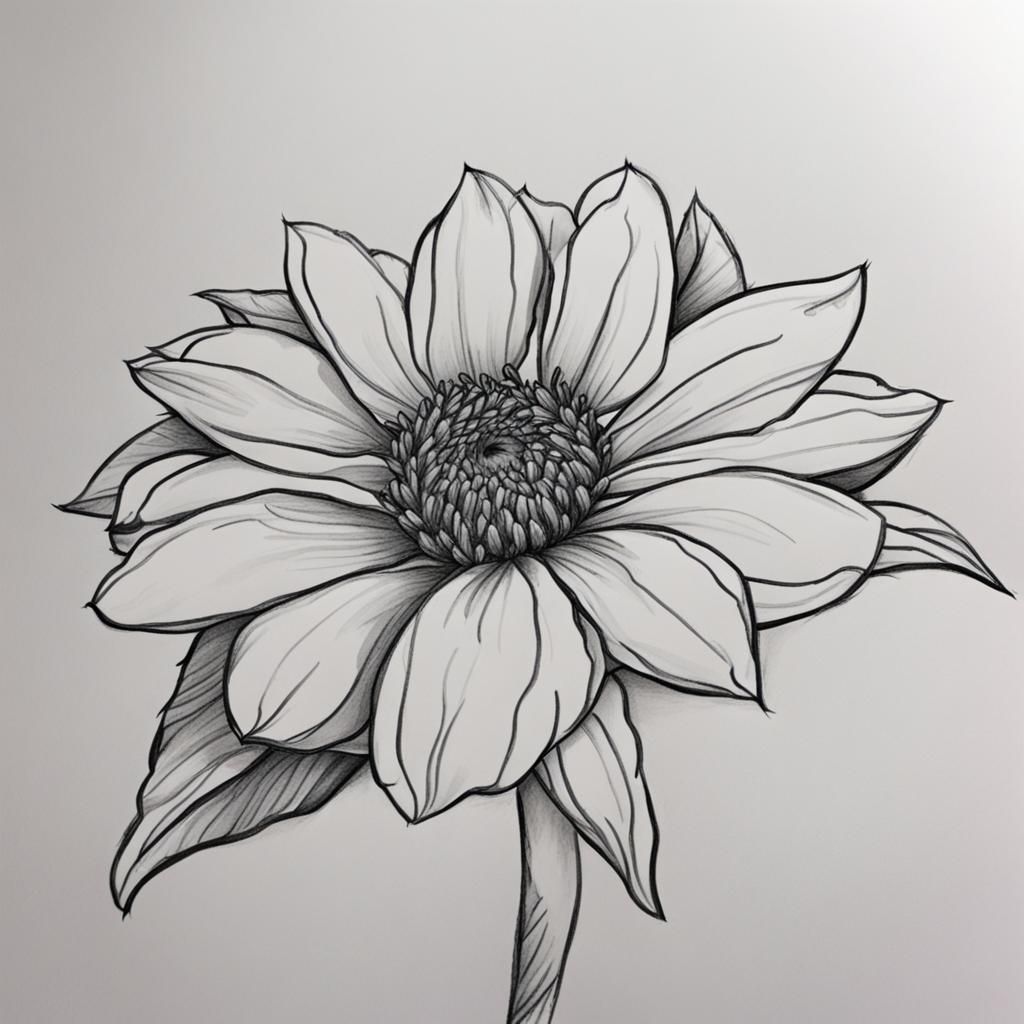 A easy way to draw a flower