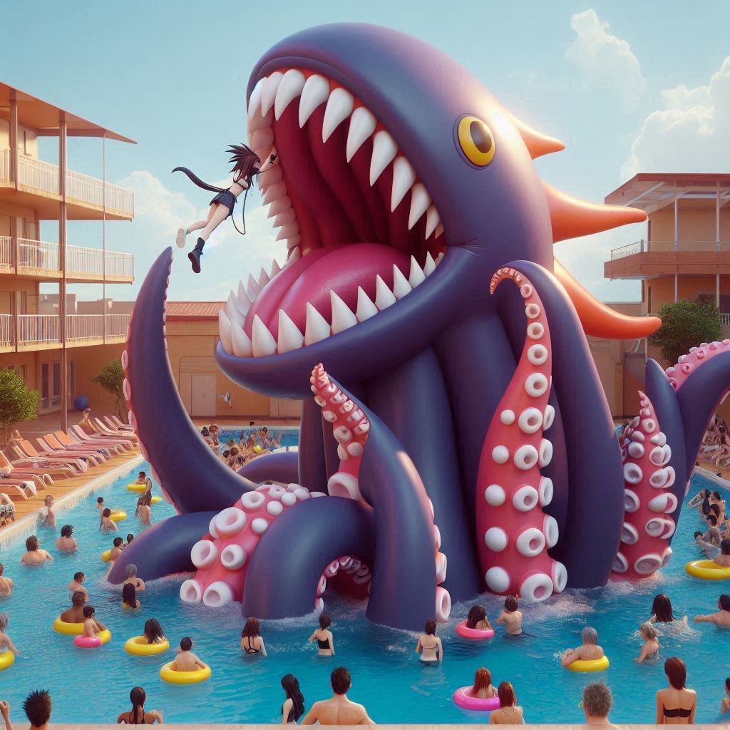 Tifa and the ... Monster