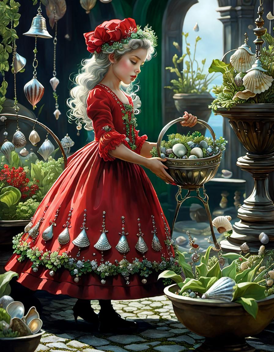 Mary, Mary, quite contrary, How does your garden grow? - AI Generated ...