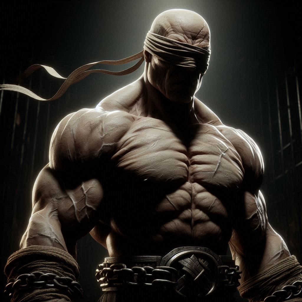 Shao Kahn as Kitana's prisoner