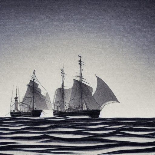Two ships passing in the night