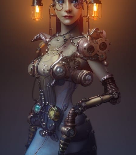 steampunk cyborg