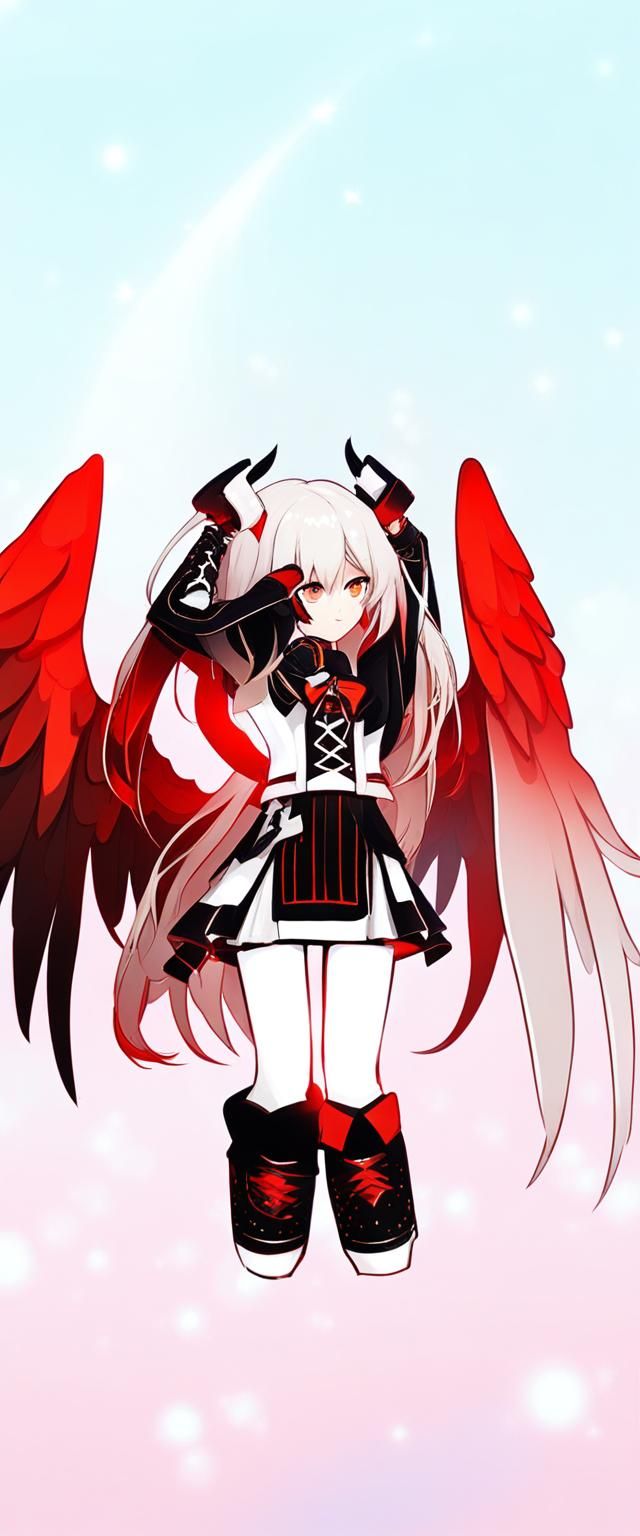 Light hot girl style angel character