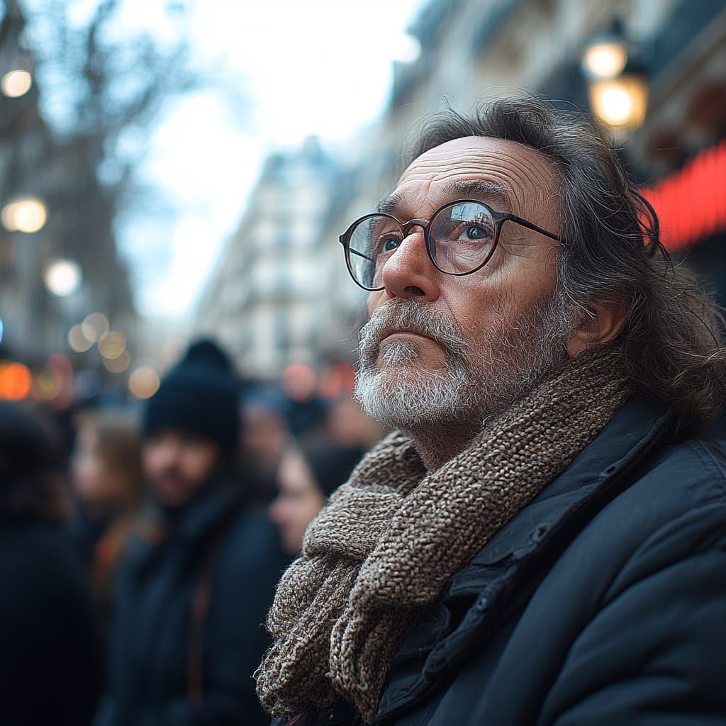 In the streets of Paris