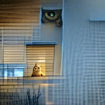 Someone is watching me through the window