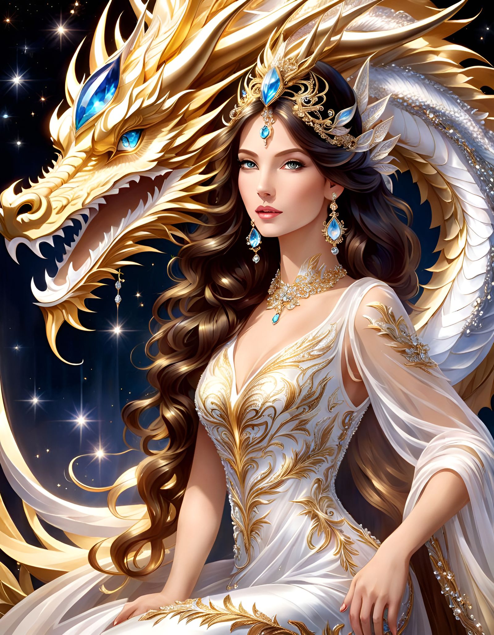 Dragon 🐲 Queen - AI Generated Artwork - NightCafe Creator